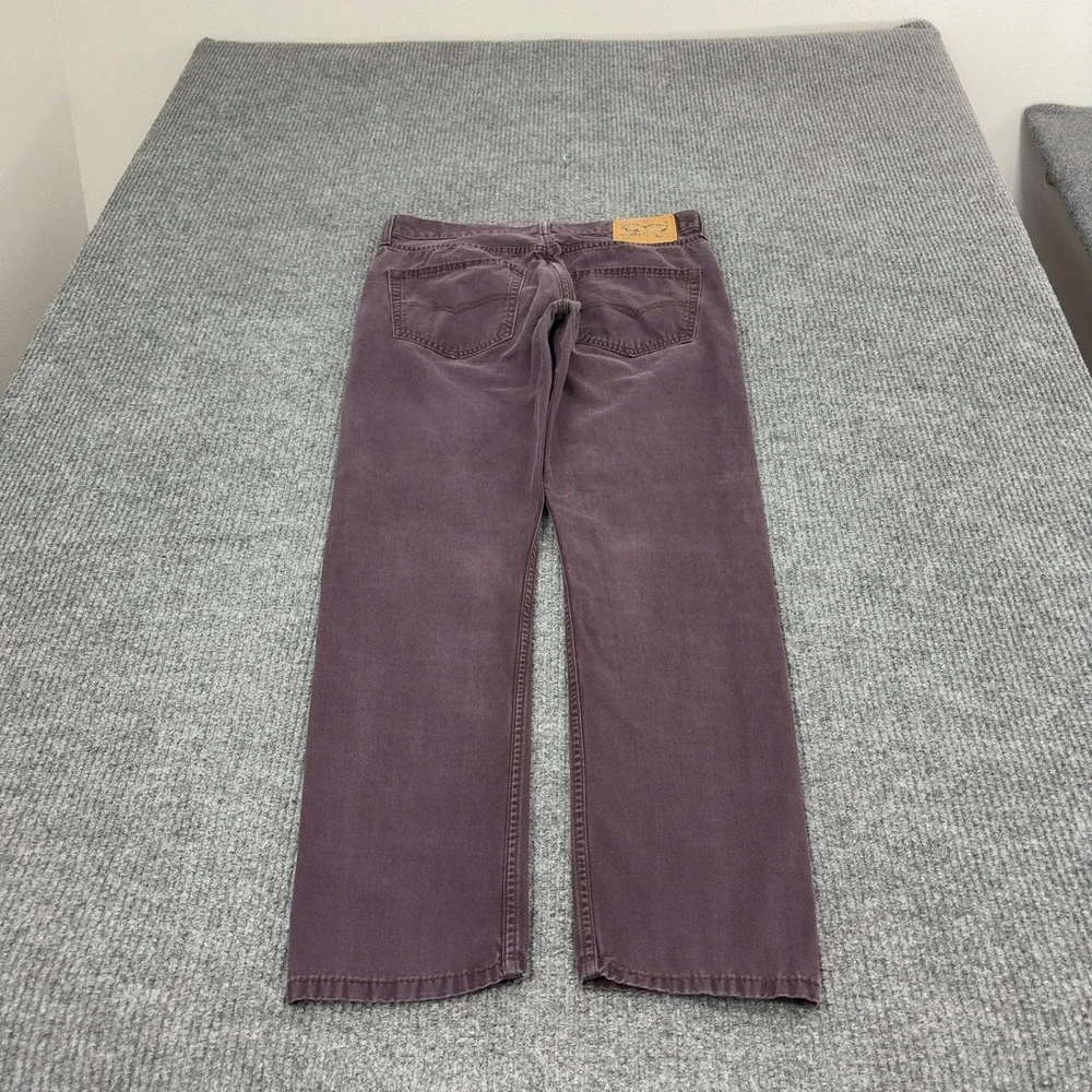 Levis 508 Jeans Mens 32x32 Purple Cotton Corduroy Tapered Casual Streetwear